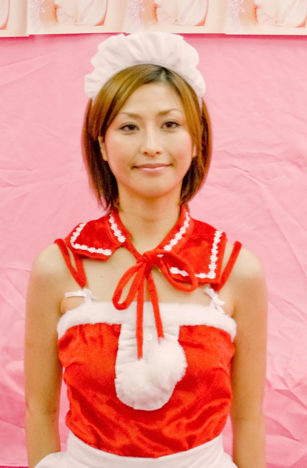 AV actress Akari Asahina at an autograph-signing event in Kobe, Hyogo, Japan.