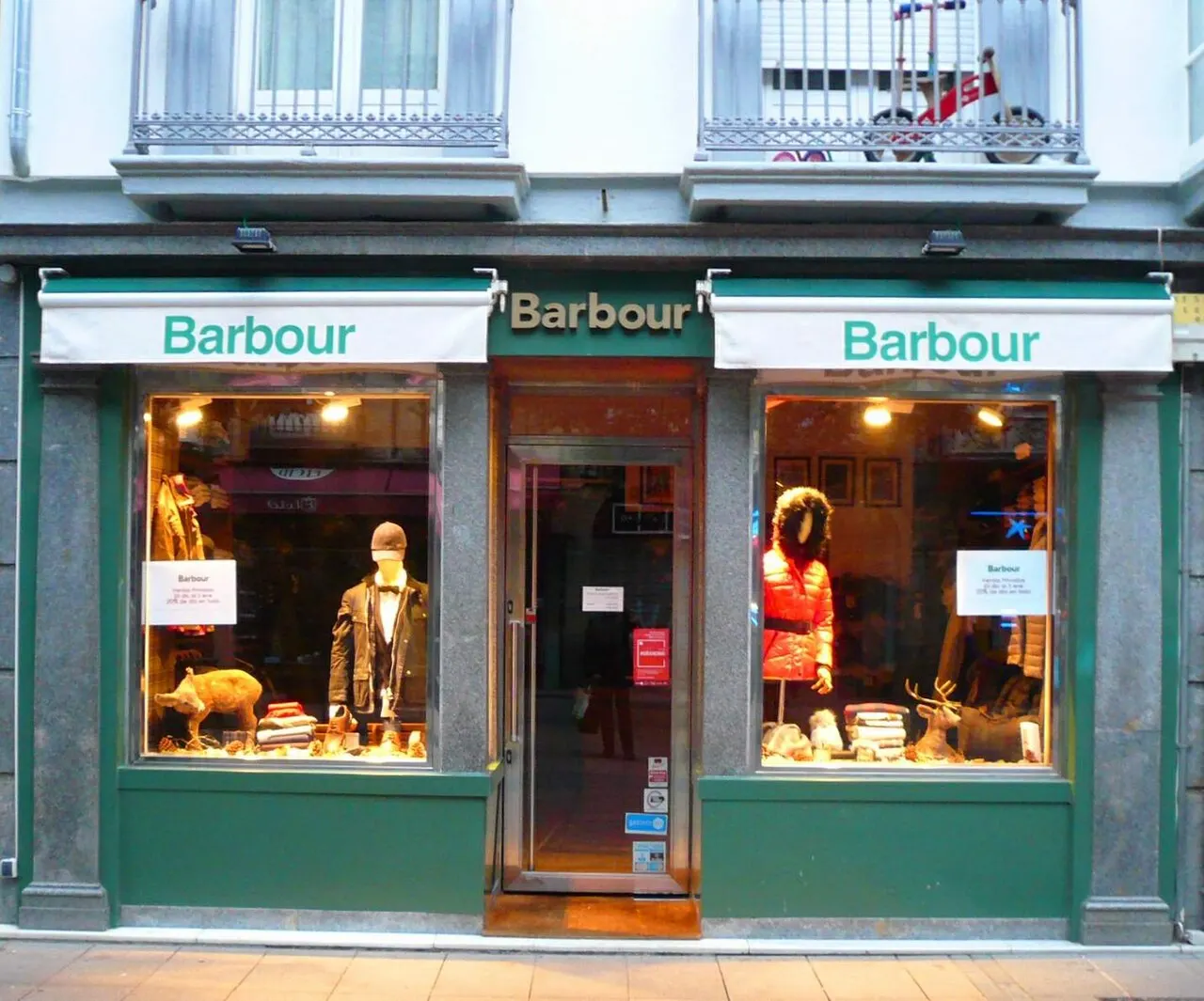 Tienda de Barbour en la Calle Dato de Vitoria