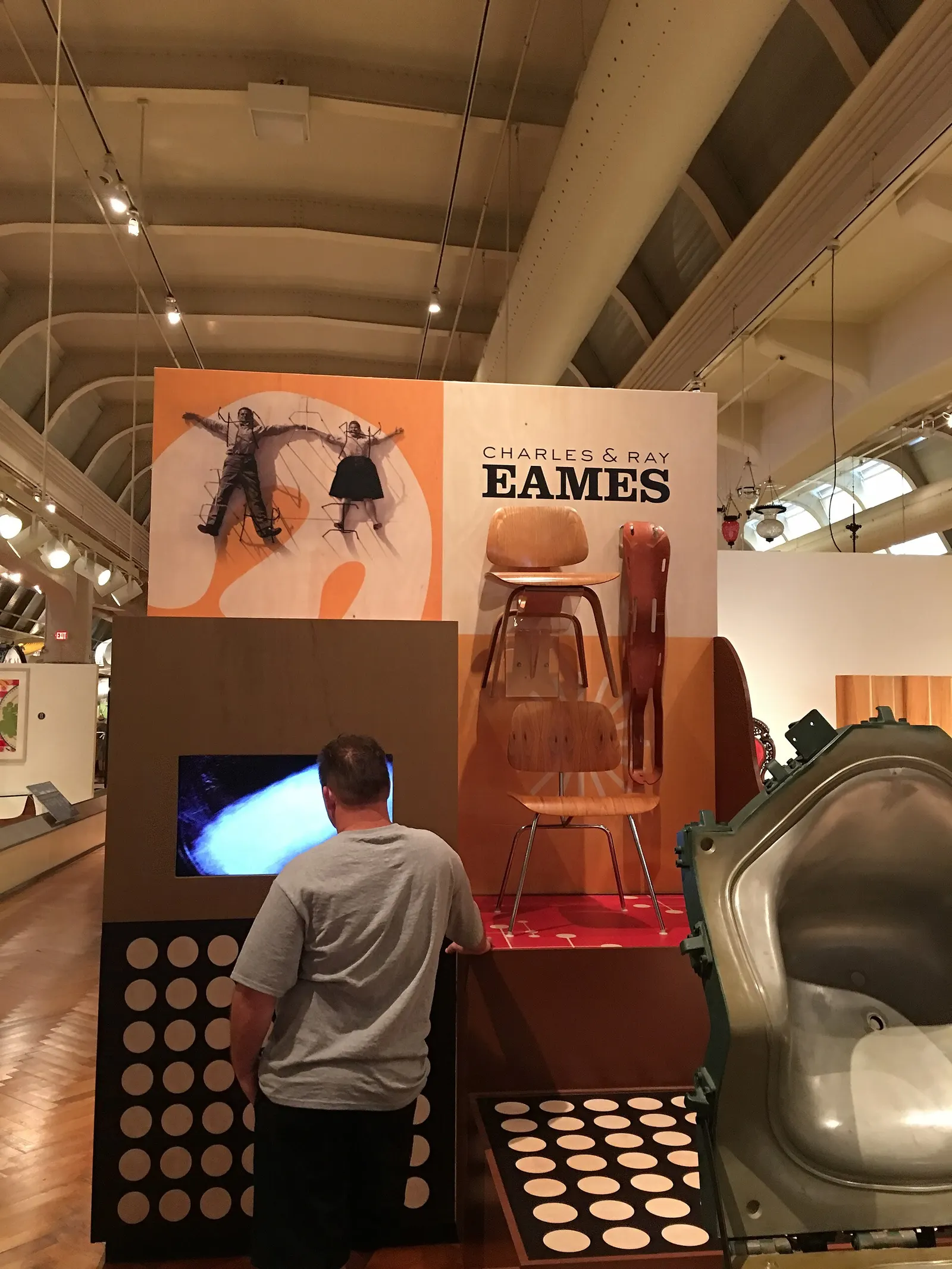 Furniture on display as part of a "Fully Furnished" exhibit at The Henry Ford in Dearborn, MI.