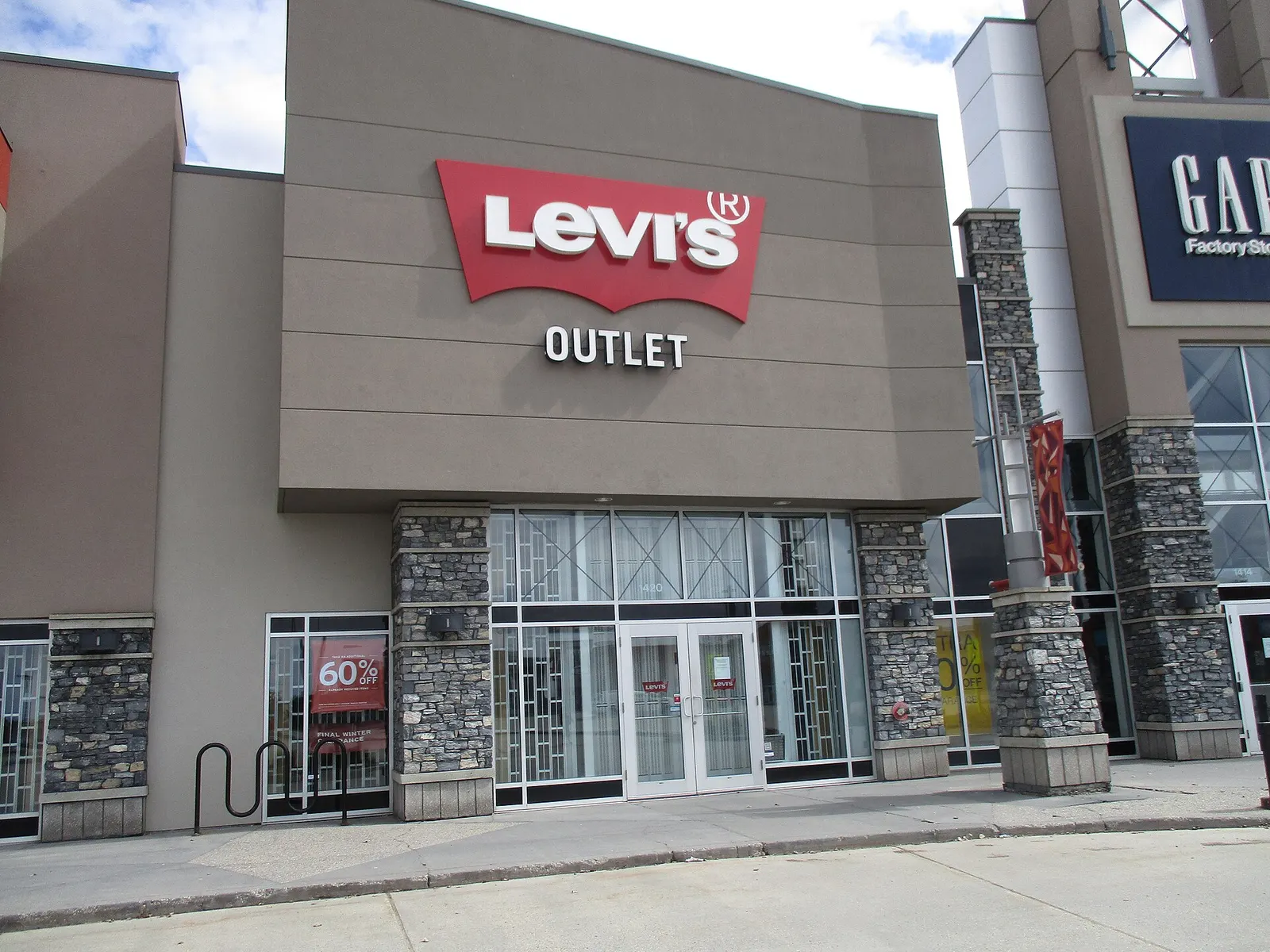 Levi's Outlet at South Edmonton Common.
